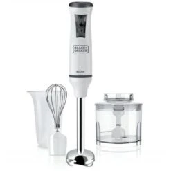 Black & Decker Batidora De Mano 600w Blanca - Bxhba600e - Black+decker -