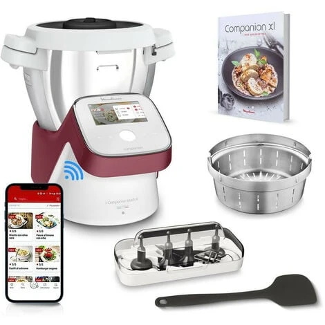Robot De Cocina Multifuncional 3l 1550w Red Edition - Hf934510 - Moulinex - 3 Robot De Cocina Multifuncional 3l 1550w Red Edition - Hf934510 - Moulinex -