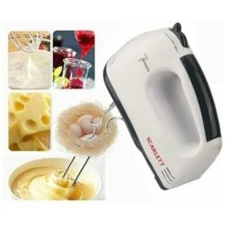 Batidora De Mano Eléctrica De 7 Velocidades, Batidora Manual Batir Huevo Y Leche De Acero Inoxidable -Cocina Electrodomésticos Ventas 71576015 3