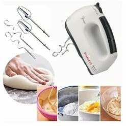 Batidora De Mano Eléctrica De 7 Velocidades, Batidora Manual Batir Huevo Y Leche De Acero Inoxidable -Cocina Electrodomésticos Ventas 71576015 5