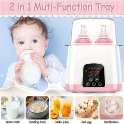 Calentador De Biberones Eléctrico, Esterilizador De Biberones Eléctrico Portátil 6 En 1 Con Pantalla LED Y Control De Temperatura, Para Esterilizar/descongelar/calentar Alimentos -Cocina Electrodomésticos Ventas 71885562 3