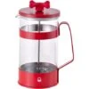 Cafetera Con Émbolo 6 Tazas 600 Ml Acero Inoxidable Y Borosilicato Alta Resistencia Rojo Mate Rainbow Benetton -Cocina Electrodomésticos Ventas 72052453 1