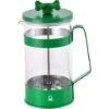 Benetton Cafetera Con Émbolo 6 Tazas 600 Ml Acero Inoxidable Y Borosilicato Alta Resistencia Verde Mate Rainbow Beneton