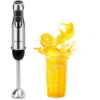 Batidora Mano, 1000 W, 4 Cuchillas De Acero Inoxidable 304, Batidora De Mano Con 6 Velocidades Y Función Turbo, Incluye Un Vaso Medidor De 600 Ml, Libre De BPA, Negro Y Plateado - Aigostar Mixmaster -Cocina Electrodomésticos Ventas 72291227 1