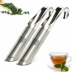 Infusor De Té, 2 Infusores De Té Para Té Suelto, Té De Mango Largo
