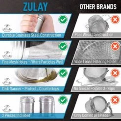 Infusor De Bola De Té De 2 Piezas - Infusores De Té De Acero Inoxidable Para Té Suelto -Cocina Electrodomésticos Ventas 73178139 5