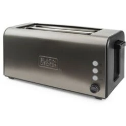 Black & Decker TOSTADOR BLACK&ampDECKER BXTO1500E 2 RANURAS LARGAS