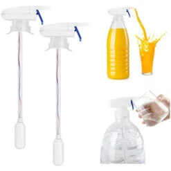 Pezzi Distributore Automatico Di Bevande Gadget Rubinetto Elettrico Magico Rubinetto Magico Portatile Distributore Di Bevande Automatico Cannuccia Per Acqua Latte Succo Di Birra Bottiglia Di Bevande F