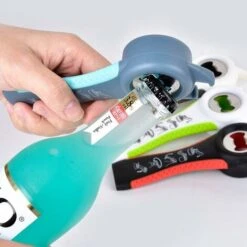 Abridor De Tarros Multifunción 5 En 1 Y 4 En 1, Fácil De Usar Para Niños, Ancianos Y Personas Con Artritis. (azul) -Cocina Electrodomésticos Ventas 74992719 4