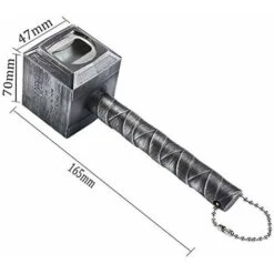 Abridor De Botellas De Martillo De Thor, Abridor De Botellas De Cerveza, Abridor De Botellas Tipo Martillo Montado En La Pared, Abridor De Botellas De Los Vengadores Creativos (1 Plata) -Cocina Electrodomésticos Ventas 74992802 3