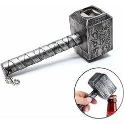 Abridor De Botellas De Martillo De Thor, Abridor De Botellas De Cerveza, Abridor De Botellas Tipo Martillo Montado En La Pared, Abridor De Botellas De Los Vengadores Creativos (1 Plata) -Cocina Electrodomésticos Ventas 74992802 4