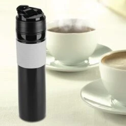 Café, Máquina De Café Espresso, Cafetera Portátil De Viaje, Filtro De Botella De 350 Ml, Servicio De Prensa De Café, Té Y Café, Operado Manualmente (negro) -Cocina Electrodomésticos Ventas 74998399 3