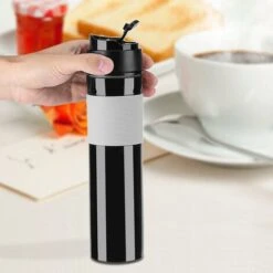 Café, Máquina De Café Espresso, Cafetera Portátil De Viaje, Filtro De Botella De 350 Ml, Servicio De Prensa De Café, Té Y Café, Operado Manualmente (negro) -Cocina Electrodomésticos Ventas 74998399 4