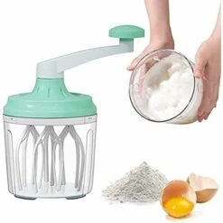 Batidor Manual De Huevos, Batidor Manual Multifuncional, Batidor Manual De Crema De Huevo Batidor De Huevos Casero 1200ML
