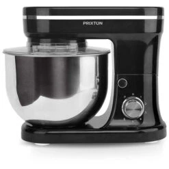 Batidora Amasadora KR200 PRIXTON Con Bol Acero Inox. 5L 1200w - Negro