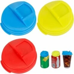 Tapón Para Latas De Bebidas, Tapón Para Latas, Tapones Para Latas, Tapas Para Bebidas Reutilizables, Tapón Hermético A Prueba De Fugas Para Latas De Refrescos (3 Piezas)