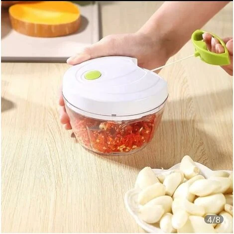 Picadora Manual De Ajo, Mini Picadora Manual De Carne De 3 Cuchillas, Cortadora De Cebolla Multipicadora De Cocina Para Vegetales, Carne, Cebolla, Molienda De Alimentos Para Bebés 4 Picadora Manual De Ajo, Mini Picadora Manual De Carne De 3 Cuchillas, Cortadora De Cebolla Multipicadora De Cocina Para Vegetales, Carne, Cebolla, Molienda De Alimentos Para Bebés - Imagen 2