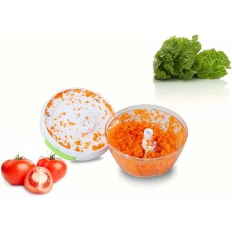 Picadora Manual De Ajo, Mini Picadora Manual De Carne De 3 Cuchillas, Cortadora De Cebolla Multipicadora De Cocina Para Vegetales, Carne, Cebolla, Molienda De Alimentos Para Bebés 5 Picadora Manual De Ajo, Mini Picadora Manual De Carne De 3 Cuchillas, Cortadora De Cebolla Multipicadora De Cocina Para Vegetales, Carne, Cebolla, Molienda De Alimentos Para Bebés - Imagen 3