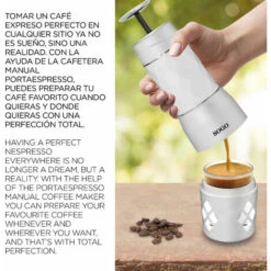 CAFETERA PORTA EXPRESO MANUAL 20BAR -BLANCO -Cocina Electrodomésticos Ventas 75710169 2