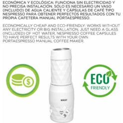 CAFETERA PORTA EXPRESO MANUAL 20BAR -BLANCO -Cocina Electrodomésticos Ventas 75710169 5