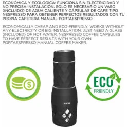 CAFETERA PORTA EXPRESO MANUAL 20BAR -NEGRO -Cocina Electrodomésticos Ventas 75710176 4