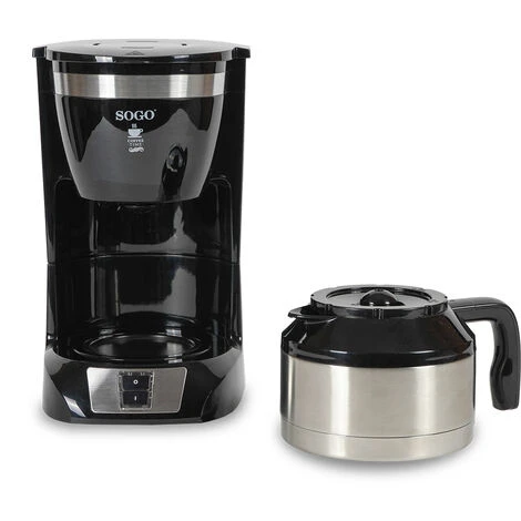 SOGO CAFETERA GOTEO INOX 1L-800W 5 SOGO CAFETERA GOTEO INOX 1L-800W - Imagen 3