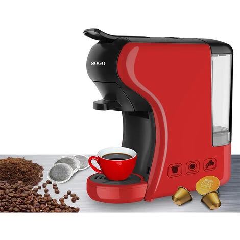 SOGO CAFETERA EXPRESO 3 EN 1-ROJO 6 SOGO CAFETERA EXPRESO 3 EN 1-ROJO - Imagen 4