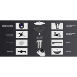 SOGO ROBOT DE COCINA MULTIFUNCION 800W -Cocina Electrodomésticos Ventas 75710376 4