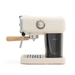 Cafetera Express Semiautomática Caprizze Kai 1050 W 15 Bares Capacidad Para 5 Tazas De Café Con Vaporizador Color Blanco Mate -Cocina Electrodomésticos Ventas 76432080 5