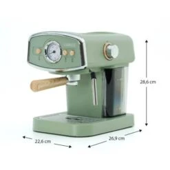 Cafetera Express Semiautomática Caprizze Kai 1050 W 15 Bares Capacidad Para 5 Tazas De Café Con Vaporizador Color Verde Mate -Cocina Electrodomésticos Ventas 76432117 4