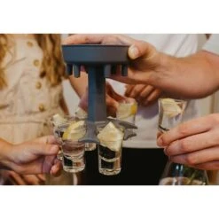 Dispensador De 6 Vasos De Chupito Y Soporte, Dispensador De Chupitos De Seis Vías, Dispensador De Chupitos De Barra, Dispensador De Cócteles, Dispensador De Lemas, Dispensador De Vino, Incluidos 6 Tap -Cocina Electrodomésticos Ventas 76876483 3