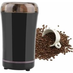 Molinillo De Café Eléctrico 300W, Con Cuchillas De Acero Inoxidable Y Cepillo De Limpieza