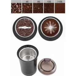 Molinillo De Café Eléctrico 300W, Con Cuchillas De Acero Inoxidable Y Cepillo De Limpieza -Cocina Electrodomésticos Ventas 76876606 4