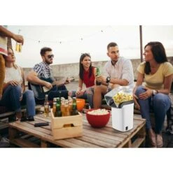 Máquina De Palomitas De Maíz, Máquina De Palomitas De Maíz, Máquina De Palomitas De Aire Caliente, Máquina De Salud Sin Aceite Y Sin Grasa (blanco) -Cocina Electrodomésticos Ventas 77570022 5