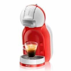 De'Longhi Cafetera Espresso Automática DELONGHI Mini ME EDG305 Rojo Y Blanco 15Bar Dolce Gusto