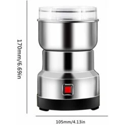 Molinillo De Café Eléctrico, Máquina Multifunción De Acero Inoxidable, Molinillo De Granos Eléctrico Para Semillas De Especias De Granos De Café, Enchufe De La UE De 220 V -Cocina Electrodomésticos Ventas 79266590 4