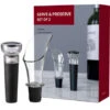 Pièce De Vin Aérateur De Vin Et 1 Pièce Bouchon De Vin Vide D'air Anti Goutte à Gote Bouchon De Vin De Silicona Reutilizable Vin Aspirateur D'air Pour Vin Rouge Champagne -Cocina Electrodomésticos Ventas 81286071 1