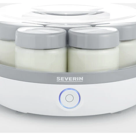 Yogurtera Severin JG 3518 - 7 Tarros De Vidrio De 150 Ml. Blanco / Gris 13 W 5 Yogurtera Severin JG 3518 - 7 Tarros De Vidrio De 150 Ml. Blanco / Gris 13 W - Imagen 3