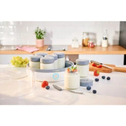 Yogurtera Severin JG 3518 - 7 Tarros De Vidrio De 150 Ml. Blanco / Gris 13 W 11 Yogurtera Severin JG 3518 - 7 Tarros De Vidrio De 150 Ml. Blanco / Gris 13 W -Cocina Electrodomésticos Ventas 81666958 5