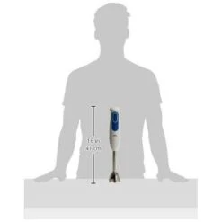 Braun Batidora De Brazo Minipimer MQ3020WH Pesto. Antisalpicaduras. Minipicadora 350 Ml Incluida. 700 W. 600 Ml. Blanco Y Azul -Cocina Electrodomésticos Ventas 82173932 2