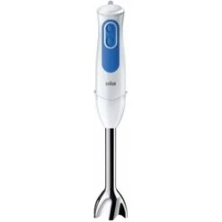 Braun Batidora De Brazo Minipimer MQ3020WH Pesto. Antisalpicaduras. Minipicadora 350 Ml Incluida. 700 W. 600 Ml. Blanco Y Azul -Cocina Electrodomésticos Ventas 82173932 3