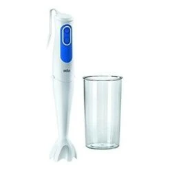 Braun Batidora De Brazo Minipimer MQ3000WH Smoothie. Antisalpicaduras. Sistema Easy Click. 700 W. 600 Ml. Color Blanco Y Azul -Cocina Electrodomésticos Ventas 82173936 3