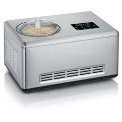 Heladera 2-en-1 Con Función Yogur Severin EZ 7405 - 180 W 2 L. Acero Inoxidable Cepillado