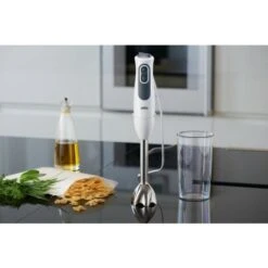 Braun Batidora De Brazo Minipimer MQ3100WH Smoothie Plus. Antisalpicaduras. Sistema Easy Click. 750 W. 600 Ml. Color Blanco -Cocina Electrodomésticos Ventas 82216978 3