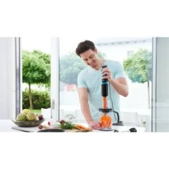 Braun Batidora De Brazo Minipimer MQ5264BKBL. 21 Velocidades. Antisalpicaduras. Corte Ampliado. 1.000 Ml. 600 W. Color Negro -Cocina Electrodomésticos Ventas 82242324 2