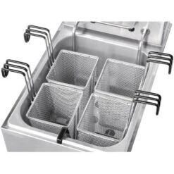 Cocedor De Pasta De 4 Cestas Con Grifo De Vaciado Y Temporizador Buffalo DB191 -Cocina Electrodomésticos Ventas 83507030 3