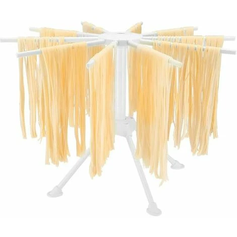 Estante Plegable Para Secar Pasta Fresca Estante Para Secar Pasta Fresca 10 Barras Portátil, Fácil De Almacenar, Rápido De Configurar (blanco)... 3 Estante Plegable Para Secar Pasta Fresca Estante Para Secar Pasta Fresca 10 Barras Portátil, Fácil De Almacenar, Rápido De Configurar (blanco)...