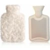 Botella De Agua Caliente, 2L Cashmere Teddy Bear Mini Botella De Agua Caliente De Dibujos Animados Botella De Agua Caliente De Felpa A Prueba De Fugas Botella De Agua Caliente Lavable Extraíble