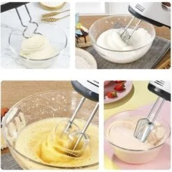 Batidora De Mano Eléctrica Profesional 7 Velocidades 260W Doble Batidor Acero -Cocina Electrodomésticos Ventas 87892371 3