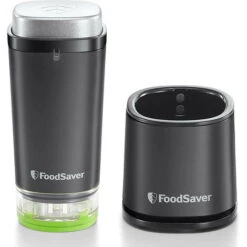 ENVASADORA FOODSAVER VS1199X DE Alimentos Inalámbrica Y Portátil Con Base De Carga 1 Recipiente Para Contenidos Frescos Y 5 Bols